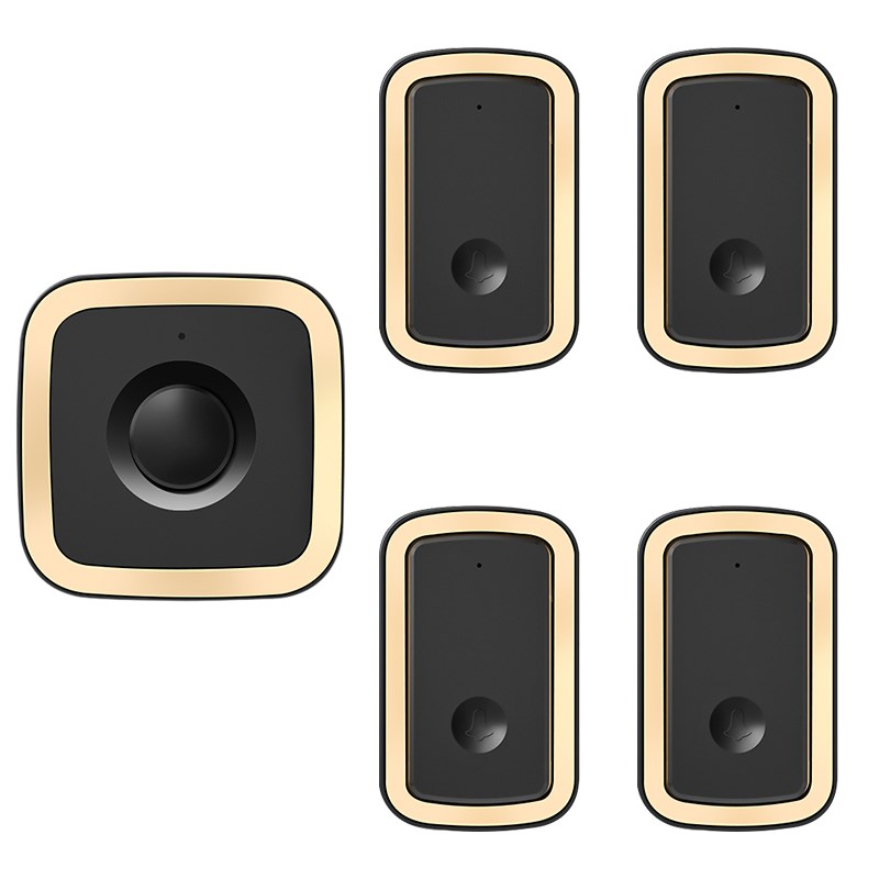 智能无线电门铃家用门铃四拖一远距离电子遥控门玲呼叫器