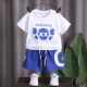 半袖 男童夏装 5岁半小孩运动T恤6 衣服3儿童帅气短袖 4夏季 套装 2薄款