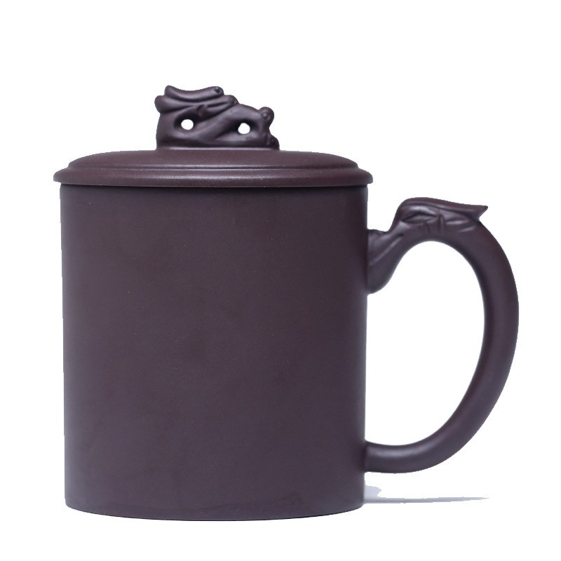 紫砂杯茶杯泡茶水杯子logo刻字创意礼品会议杯男女士正品代发