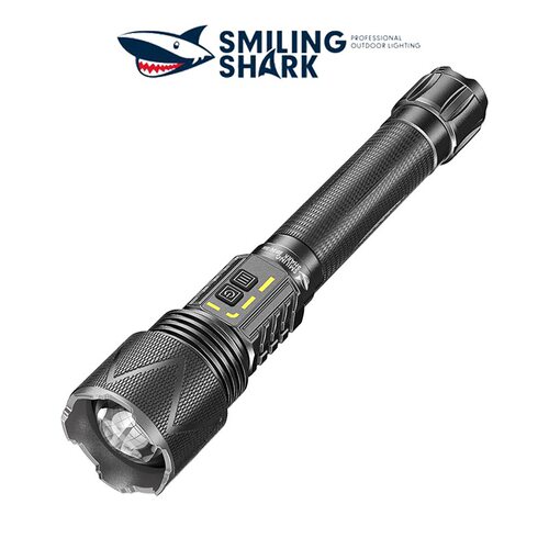 Rechargeable long-range ultra-long-lasting bright flashlight