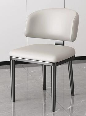 zzsm极简餐椅设计师北欧椅子现代简约家用靠背椅轻奢高级感餐桌椅