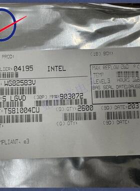 原装WG82583VSLGVD封装QFN64网卡芯片WG82583V集成电路IC