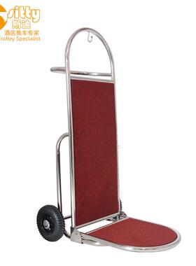 直销SITTY斯迪90.2018304镜光不锈钢手推行李车