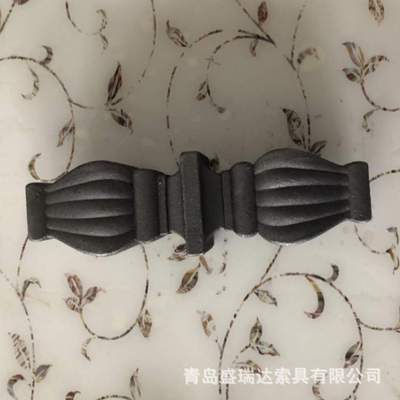 铁艺别墅花艺围墙栅栏花瓶式装饰铸造连接件方钢方管欧式