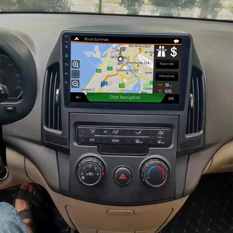 适用于现代I30车载大屏一体机安卓智能导航仪中控显示屏