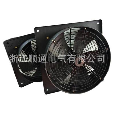 外转子轴流风机YWF2E(D)-300方形百叶高筒式风机防油防潮220/380V