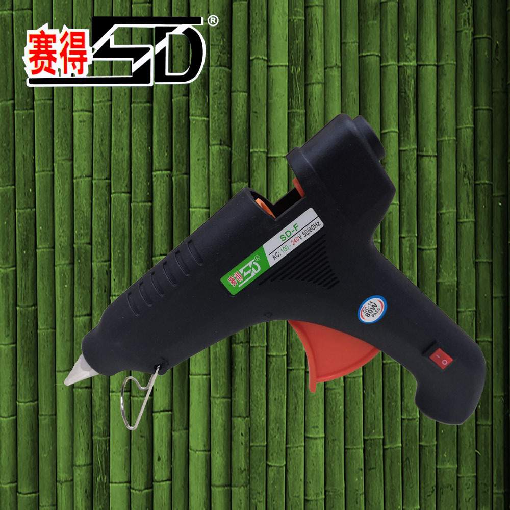 现货供应赛德80W黑色带开关大胶枪 不漏胶不倒胶 适用11mm粗胶棒