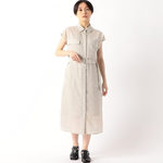 梨福阁原创设计师女装2025工装风无袖连衣裙女夏款卡其色通勤