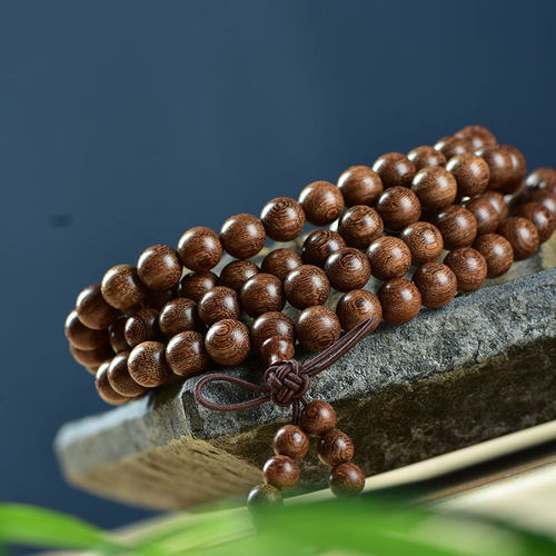金丝檀手串2.0男女天然檀木手链佛珠108念珠文玩盘玩