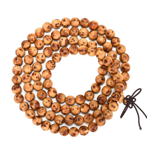 太行山崖柏手串2.0陈化老料满瘤疤8mm男女佛珠108颗手链
