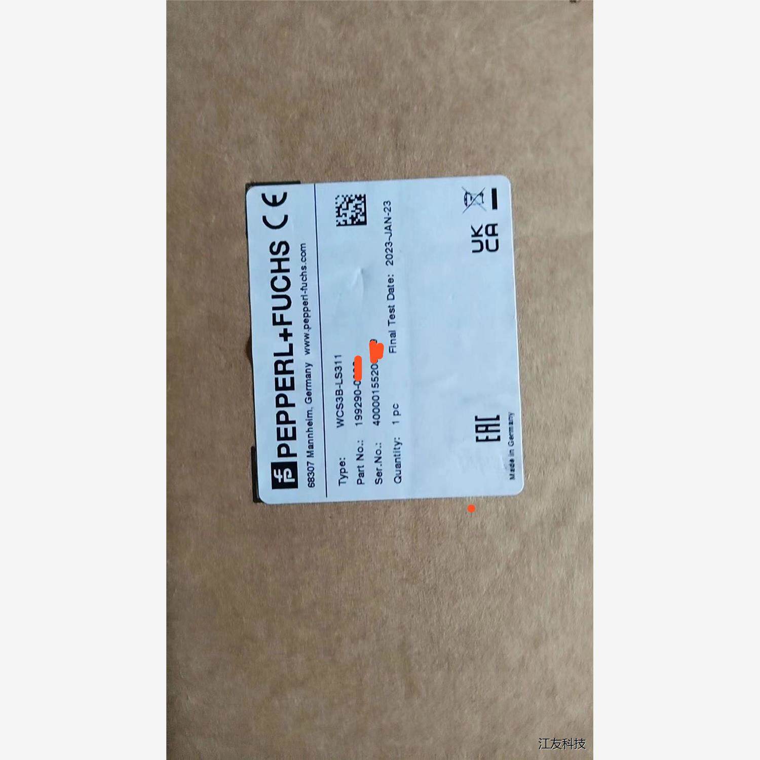 倍加福P+F编码器读码头WCS3B-LS311