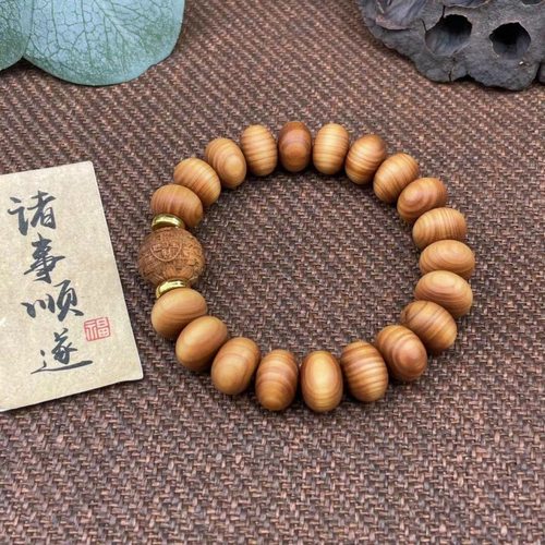 崖柏手串猫头炭烧猫爪菩提手链崖柏高油高密文玩佛珠饰品手串