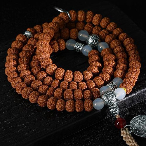 印尼高山籽108颗爆肉小金刚菩提手串配饰男士菩提子念珠盘玩项链