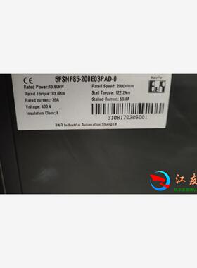 贝加莱电机5FSN85-200E03PAD-0;