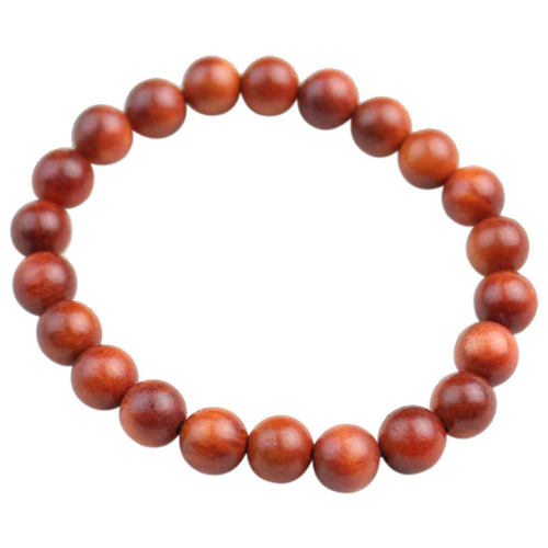 檀木手串迷你小巧款式8MM单圈男女新中式手链佛珠念珠