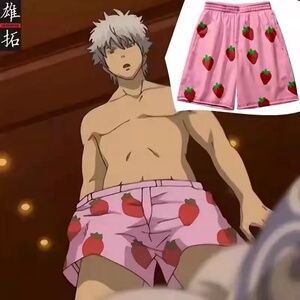 银魂草莓短裤胖次坂田银时cos