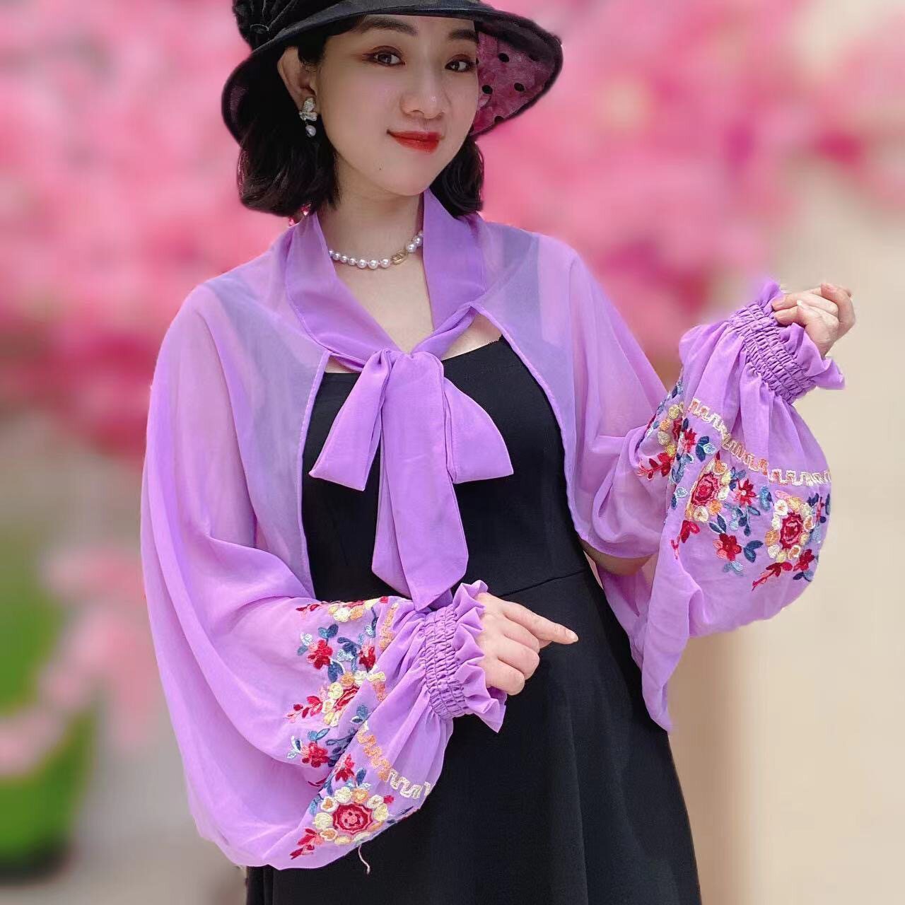 2026新款夏季刺绣名族风女薄外搭