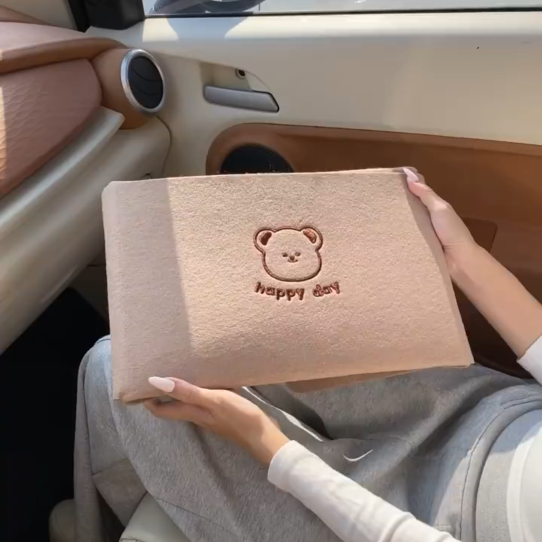 这个车载毛毡折叠收纳真的太方便