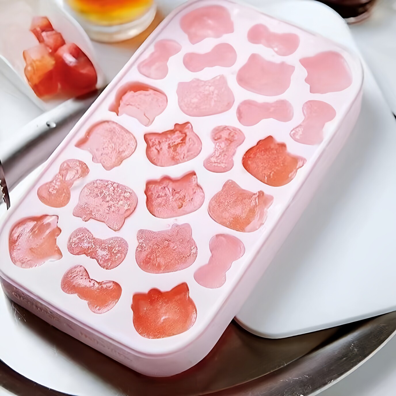 小猫猫食品级硅胶猫咪造型冰格图片