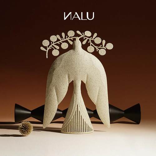 那路NALU中古风侘寂风摆件铁艺飞鸟中式金属艺术装饰品