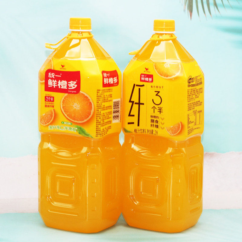 统一鲜橙多2L果汁饮料图片