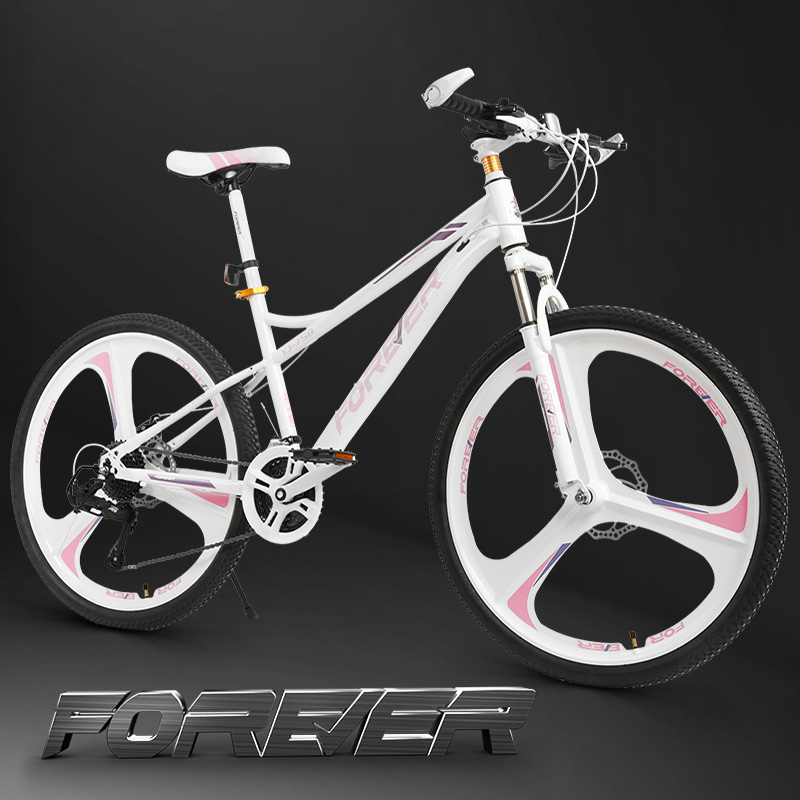 永久牌山地自行车成人男式女士减震单车青少年学生变速越野单车