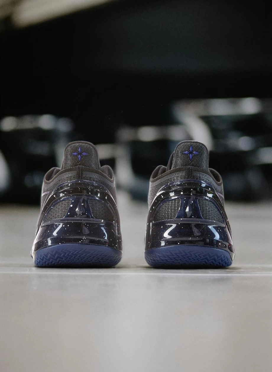 LiNing李宁 利刃4V2 黑曜石 篮球鞋䨻科技实战全能 橡胶大底