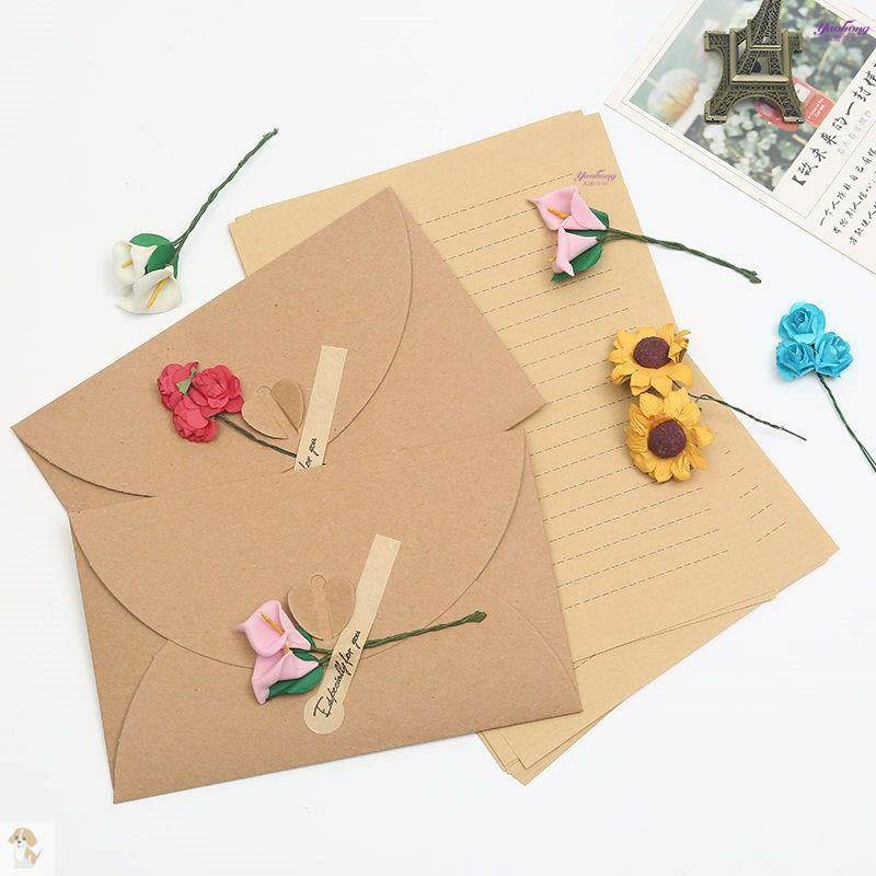 创意信纸信封套装简约文艺浪漫情书唯美复古牛皮小清新爱心信笺纸,办公设备/耗材/相关服务,智能记事本/手写本/办公本,淘宝优惠券,粉丝福利购,淘宝优惠卷