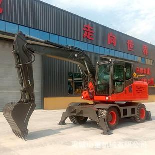 上海供应轮式 13吨液压钩机 135液压轮式 挖掘机