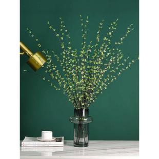 柳芽嫩芽树枝仿真花插花摆件干花柳条假花雪柳餐桌装饰花艺摆设