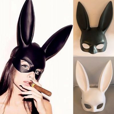 极速Rabbit Mask Christmas Mask Bar Masquerade Bunny Girl Ear