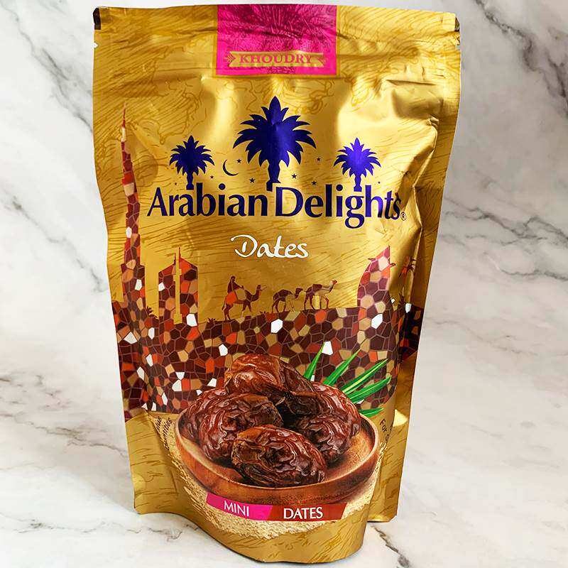 现货 迪拜代购ArabianDelights天然纯椰枣500G袋装蜜枣阿联酋大枣