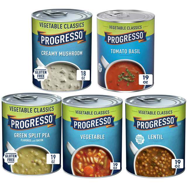美国进口Progresso浦氏奶油蘑菇汤 番茄罗勒汤 扁豆蔬菜速食汤