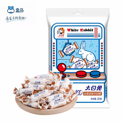 盒马大白兔奶糖冰淇淋味200g