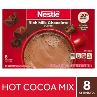 美国进口Nestle Rich MIlk可可粉雀巢特浓牛奶巧克力冲饮粉193.6g