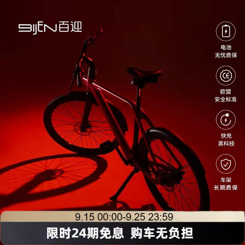 荷兰BIJEN通勤骑行电助力自行车
