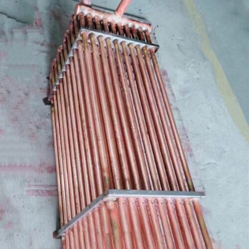 热销工业冷水机制冷铜盘管蒸发器紫铜传换热器水箱散冷器3P5P10P-