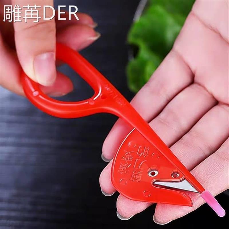 热销鸡肠刀通肠刀神器翻鸡肠神器多功能理开穿肠工具刺破鸡鸭肠子