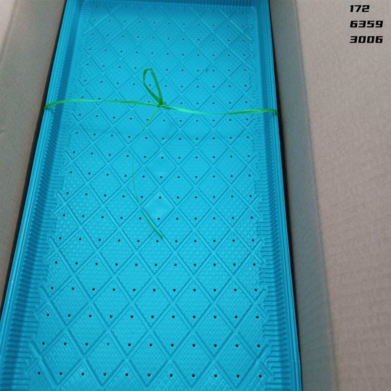 热销新款水稻育秧盘稻谷育秧育苗盘 9寸塑料机插育苗盘机插平底盘