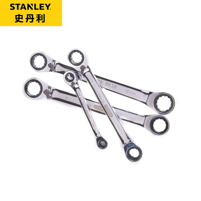 。STANLEY双头双梅花双向棘轮快扳手8-19mm 91-588 591 593 595 5