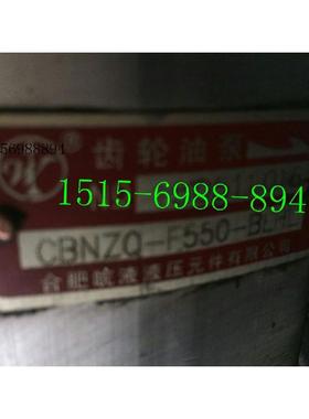 合肥皖液液压齿轮泵CBNZQ-F520-BLHL皖液齿轮油泵CBNZQ-E520-BLPL