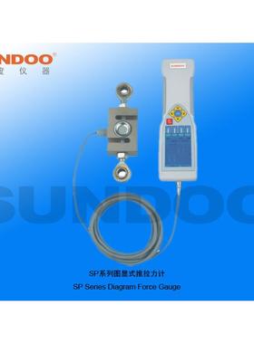 山度SUNDOO 图显推拉力计 外置S传感器 SP-1K 2 5 10 20 50 100