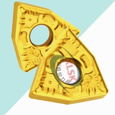 特固克数控刀片桃形合金刀头WNMG080412/08车床外圆刀片粗车刀粒
