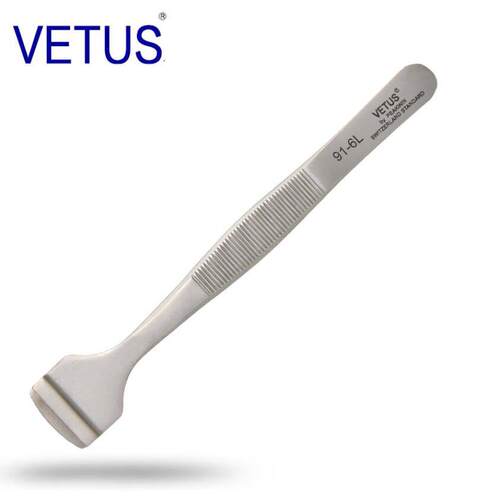 VETUS 91-6L 晶元镊子 高精密防酸防磁不锈钢硅晶片夹取镊子