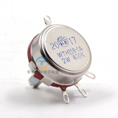 。固态调压器SSVR专用单圈合成碳膜电位器单联WH118-1A 2W 470K W