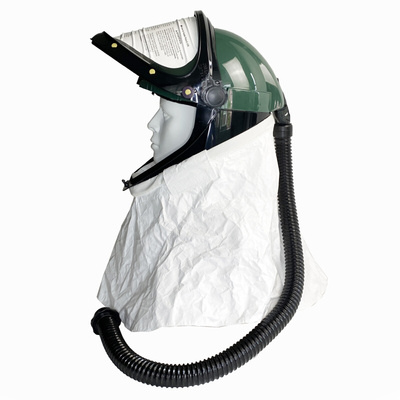 。3m L-901SG重型带肩罩防化学防液体防砸可掀起安全帽送风头盔头