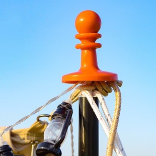 露营帐篷绝缘塑料户外野营天幕杆防雷帽支撑杆安全防护帽避雷帽子