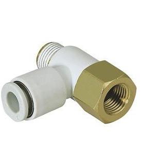 优接头KQ2VF08/12/10/06/04-M5-01-02-03-04S白色单头内外螺