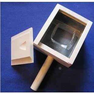 特价 单孔纯实木温灸盒 艾绒、艾段专用 带把单格艾灸盒