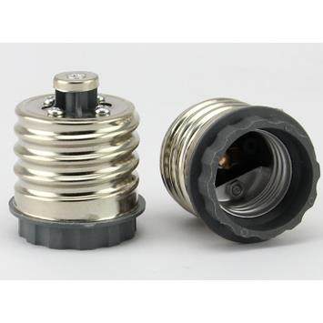 E27转E40灯头 E40\E27转换转接灯头 普通常用螺口转超大螺口灯头